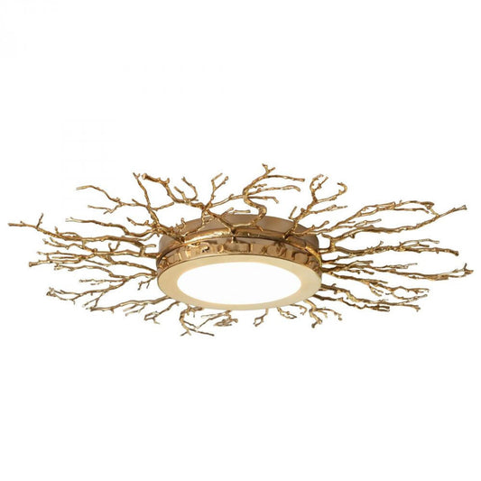 Twig Brass LED Ceiling Fixture