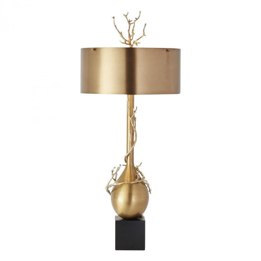 Twig Bulb Brass Table Lamp