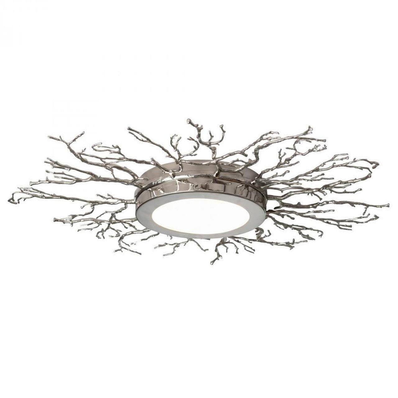 Twig Nickel LED Ceiling Fixture