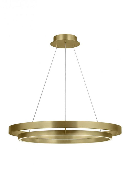 Grace Chandelier, 1-Light, LED, Aged Brass, 36"W (700GRC36R-LED930 70P9E3X)