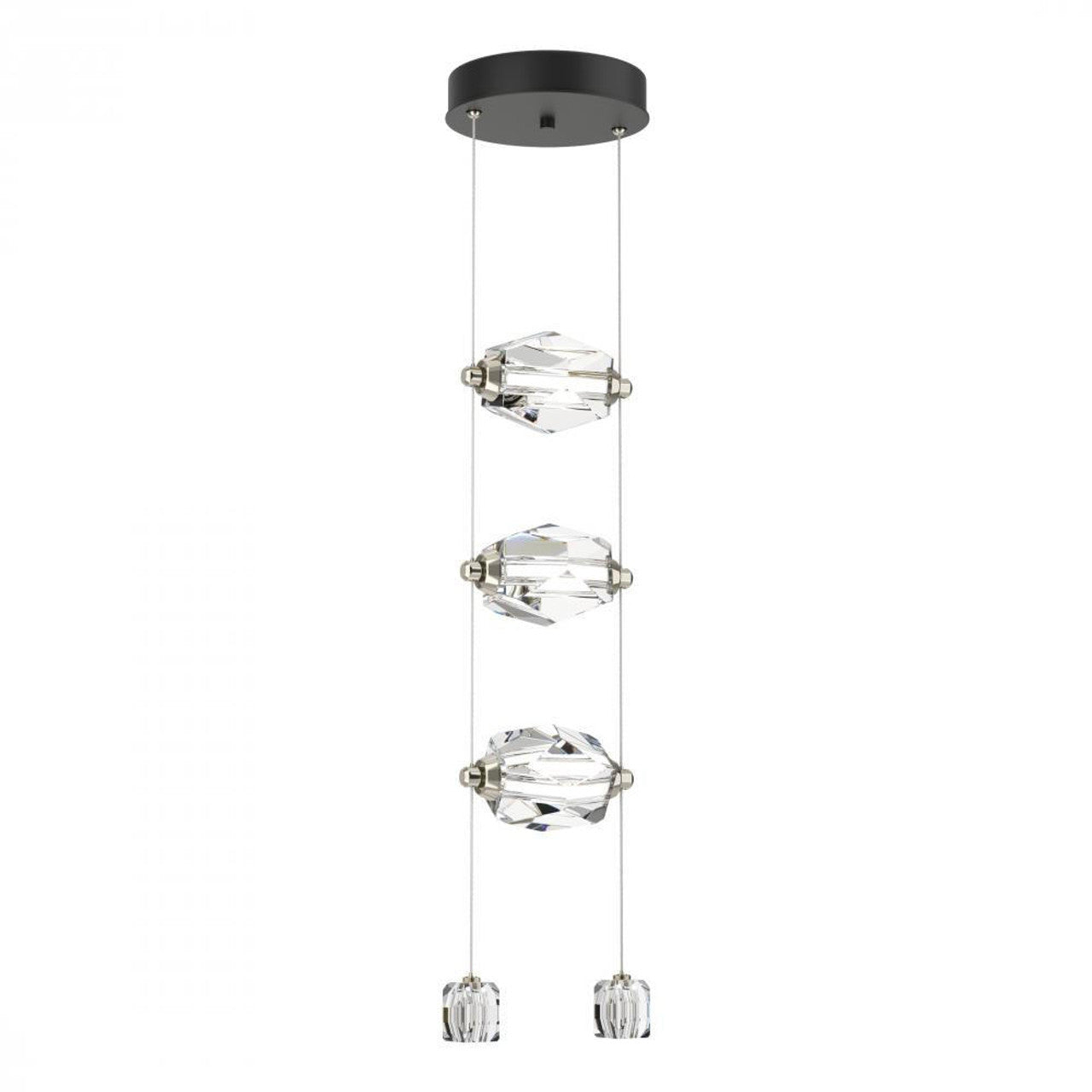 Gatsby Pendant, 3-Light, LED, Black, 9.2"W (139058-LED-STND-10-CR 5Z5XUP)