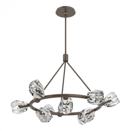 Gatsby Pendant, 9-Light, Bronze, 31.7"W (131067-SKT-MULT-05-CR 5YWQVZ)