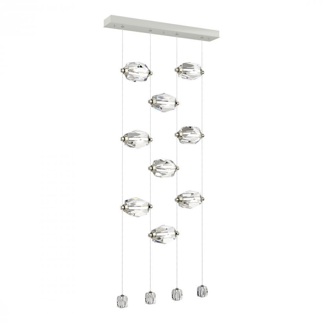 Gatsby Pendant, 9-Light, LED, Sterling, 27.5"W (139056-LED-STND-85-CR 5Z5XUD)