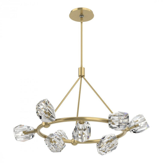 Gatsby Pendant, 9-Light, Modern Brass, 31.7"W (131067-SKT-MULT-86-CR 5YWQW7)