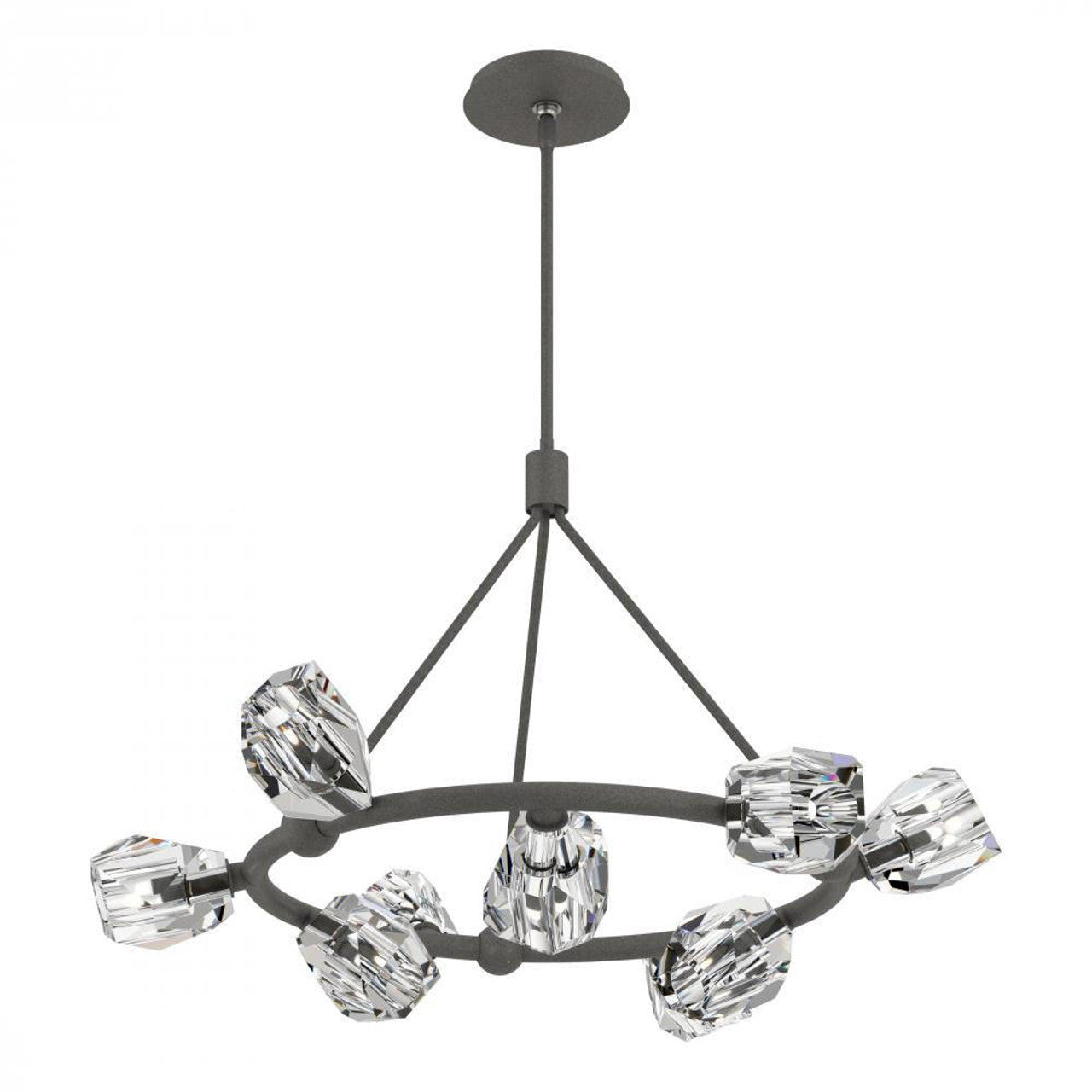 Gatsby Pendant, 9-Light, Natural Iron, 31.7"W (131067-SKT-MULT-20-CR 5YWQW3)