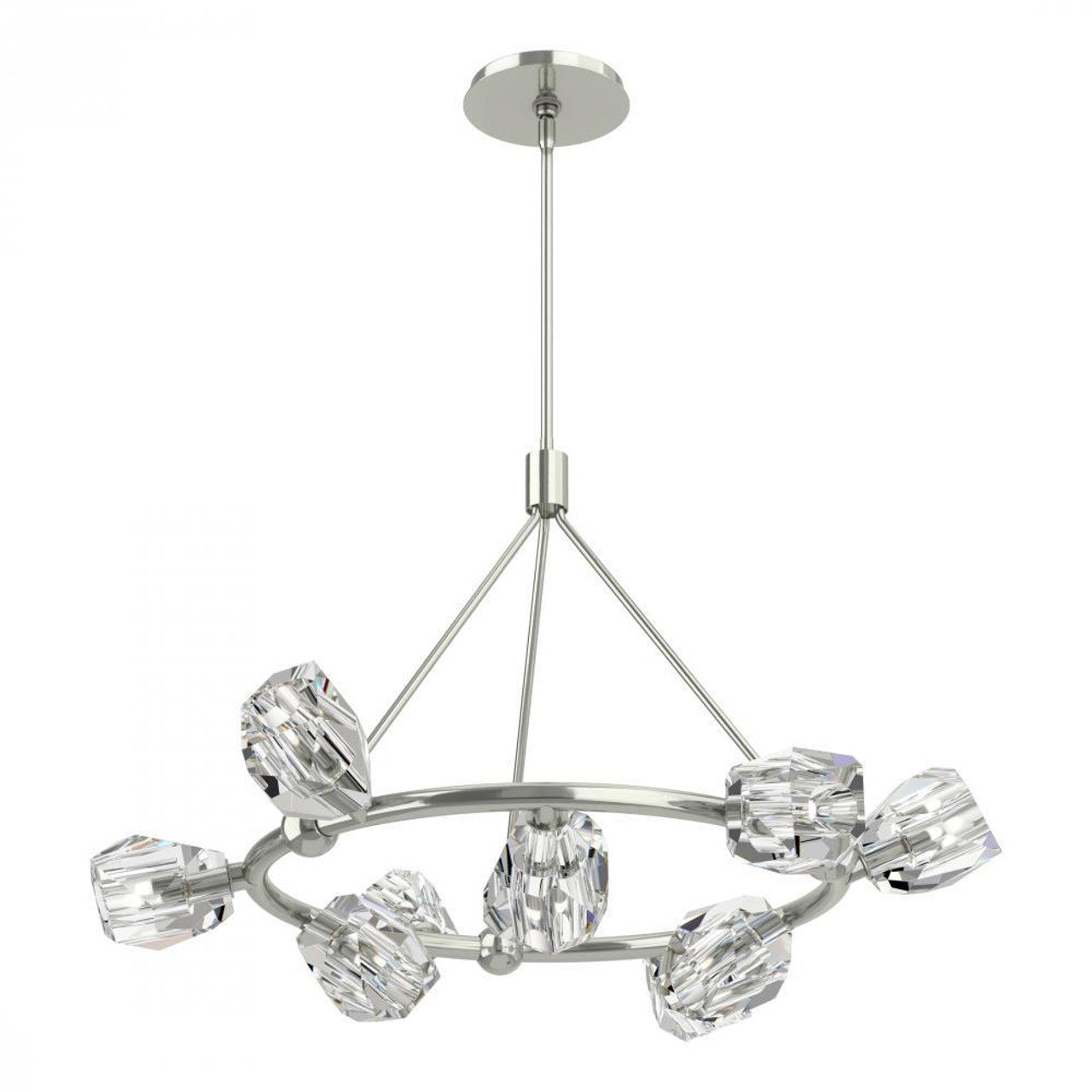 Gatsby Pendant, 9-Light, Sterling, 31.7"W (131067-SKT-MULT-85-CR 5YWQW6)