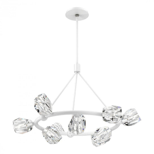 Gatsby Pendant, 9-Light, White, 31.7"W (131067-SKT-MULT-02-CR 5YWQVY)