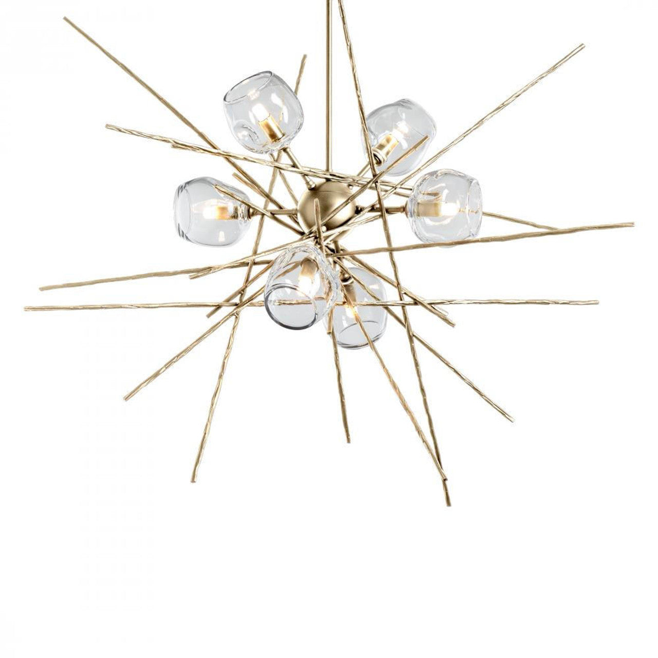 Griffin Stardust Pendant, 6-Lights, Modern Brass, Clear, 39.2"W (131590-SKT-MULT-86-ZM0709 5YZYDZ)