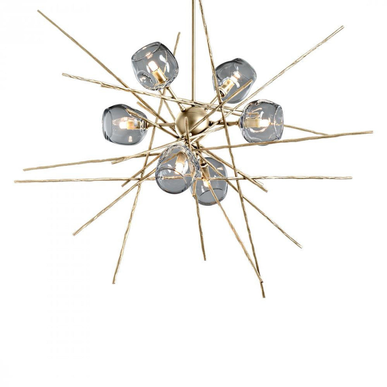 Griffin Stardust Pendant, 6-Lights, Modern Brass, Cool Grey, 39.2"W (131590-SKT-MULT-86-YL0709 5YZYDY)