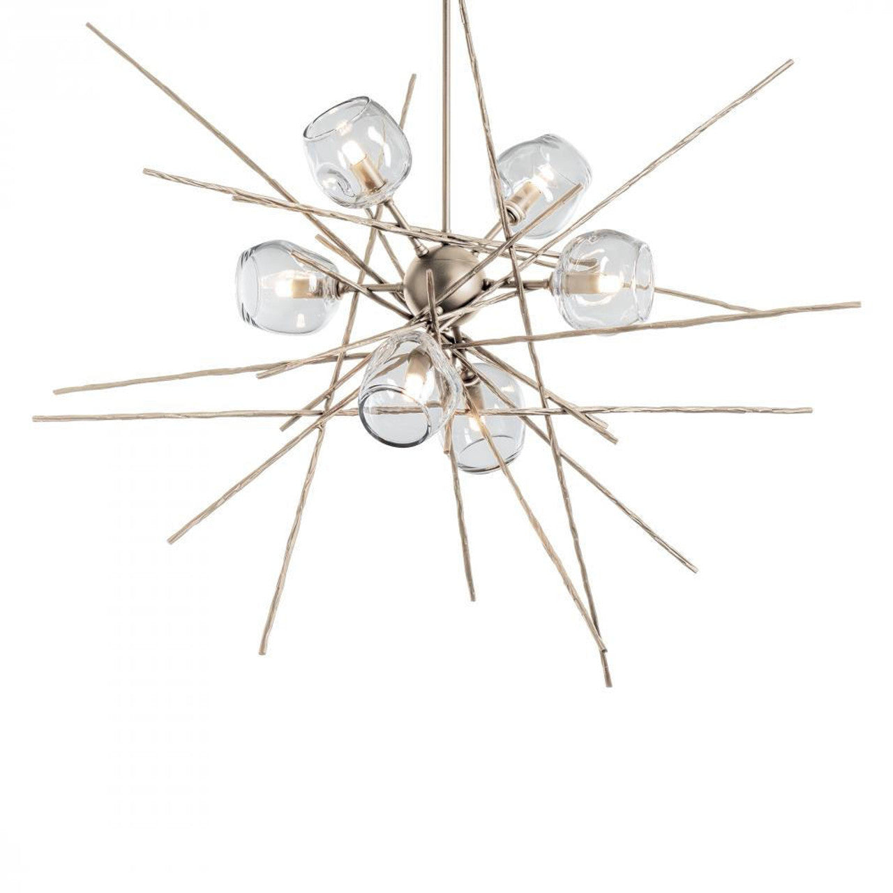 Griffin Stardust Pendant, 6-Lights, Soft Gold, Clear, 39.2"W (131590-SKT-MULT-84-ZM0709 5YZYDV)