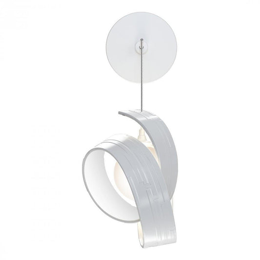 Riza Wall Sconce, 1-Lights, White, Opal Glass, 10.7"D (201353-SKT-02-GG0711 5ZD04F)