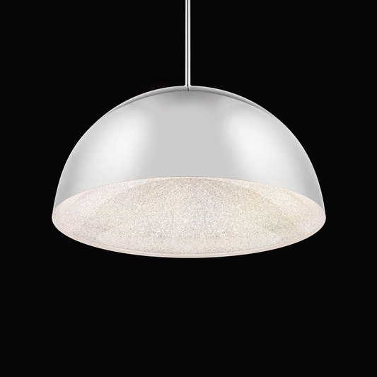 Stardust Pendant, Integrated LED, Polished Nickel, Clear Radiance Crystal (BPD19323-PN YUEX014CZ3)