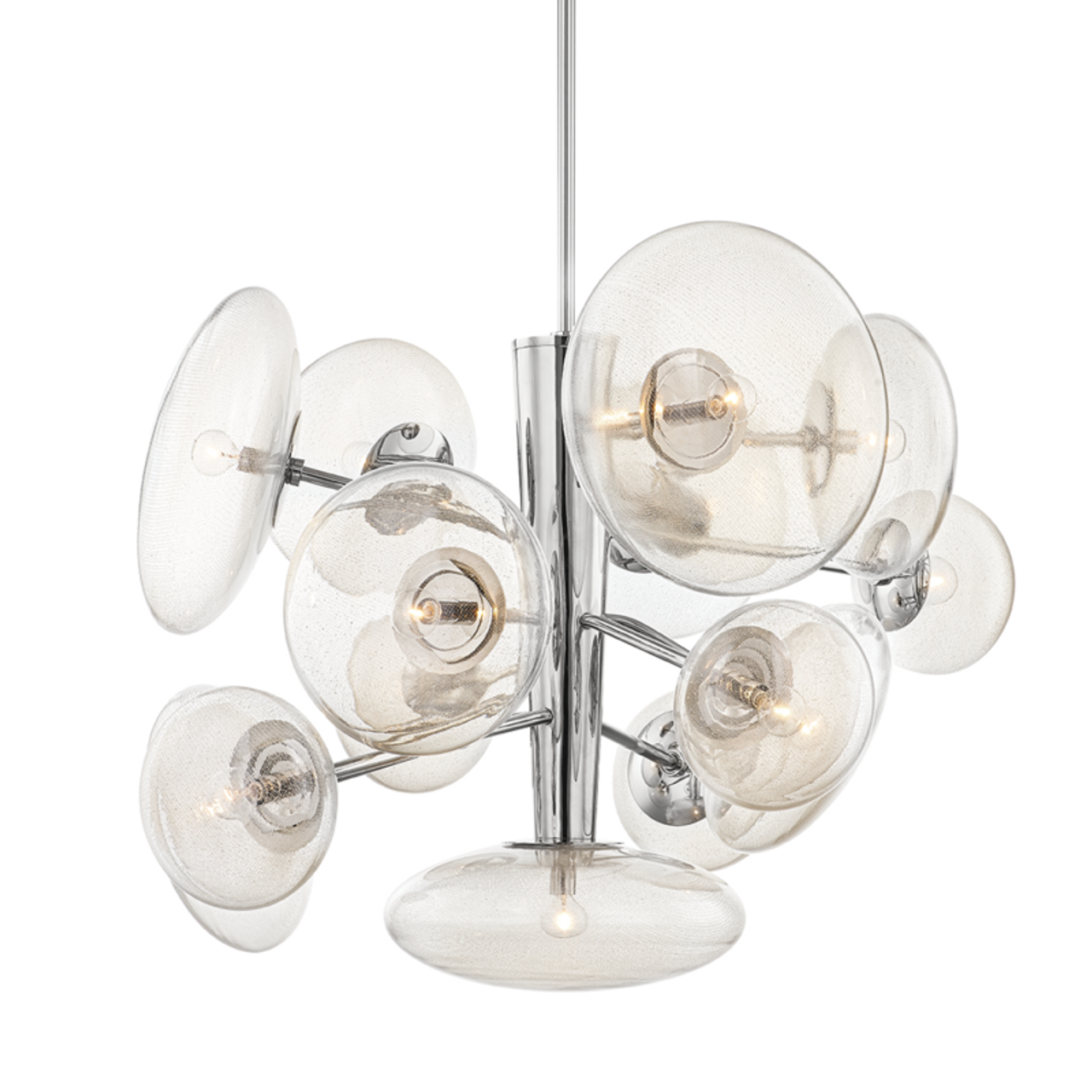 Opera Pendant, 14-Light, Polished Nickel, 55"W (KBS1471814-PN A8G7X)