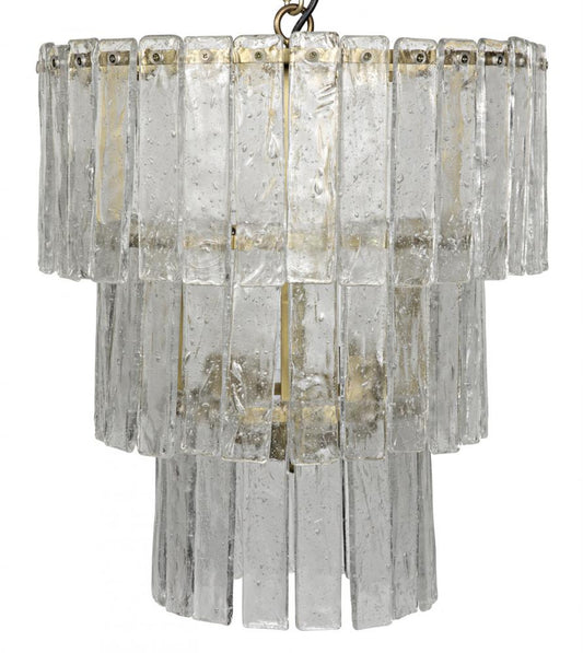 Bruna Chandelier, 4-Light, Antique Brass, 17.5"W (LAMP570MB-S YUU6013FZ5)