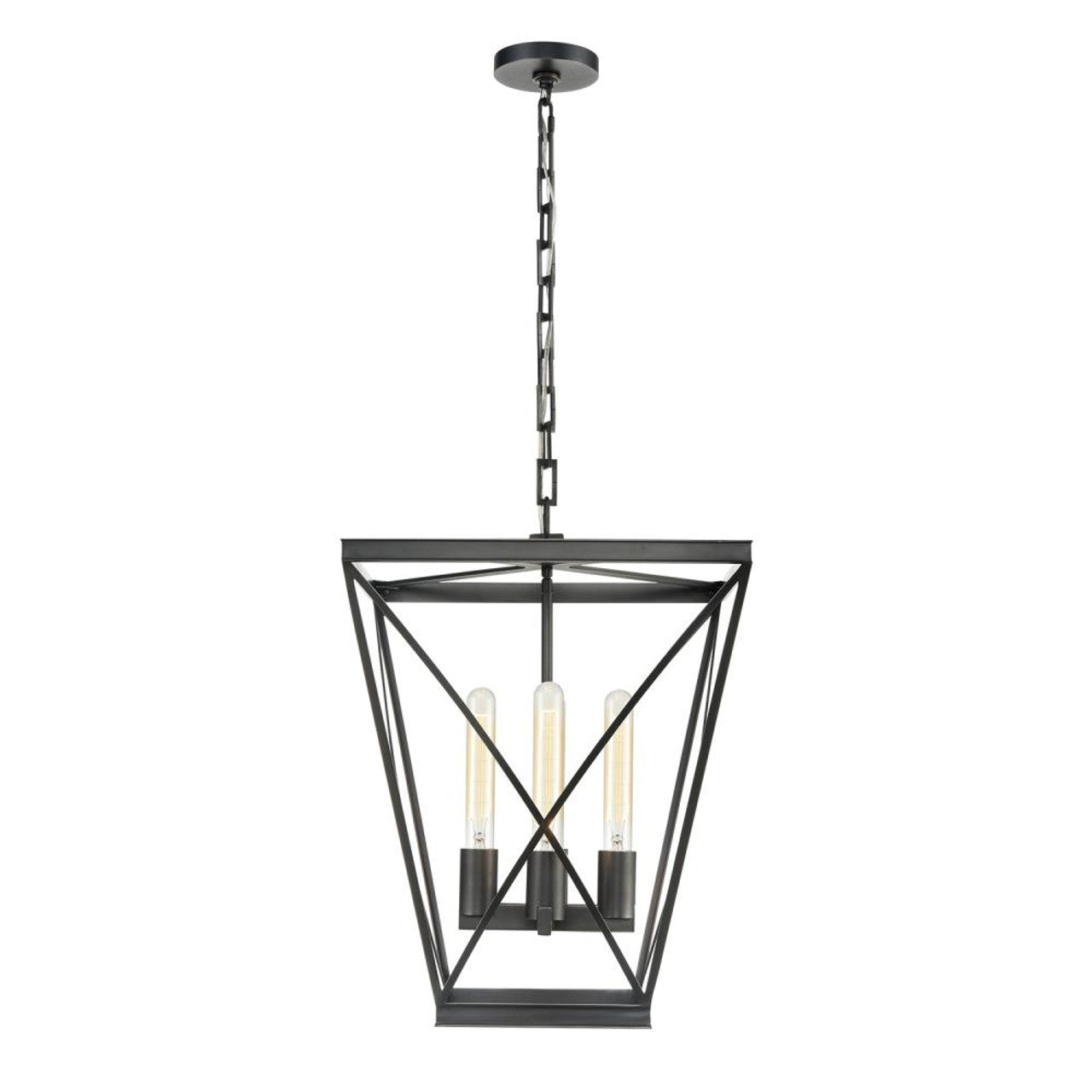 Lattice Pendant, 4-Light, Urban Bronze, 21.13"H (PD309616UB 706TMQN)