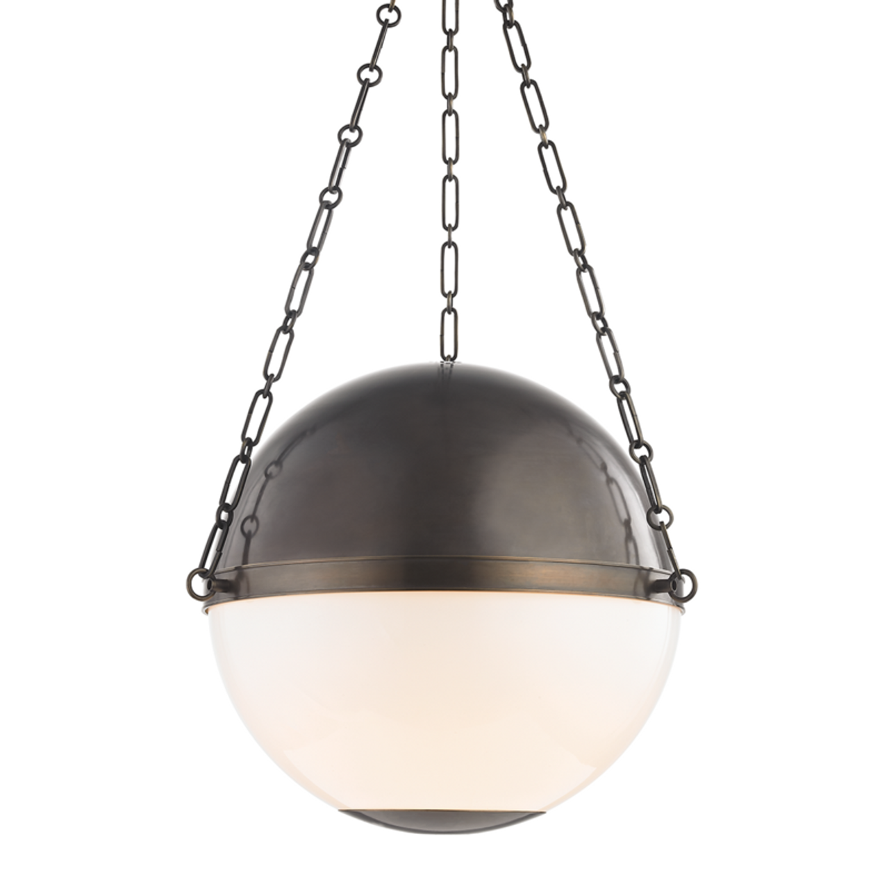 Sphere No.2 Pendant, 3-Light, Distressed Bronze, 20.5"W (MDS751-DB A5GL5)