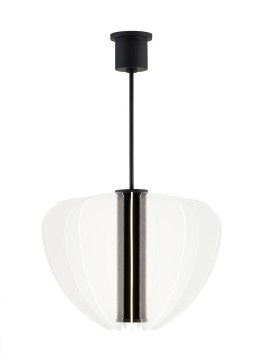 Nyra Chandelier, 1-Light, LED, Nightshade Black, 27.4"W (700NYR28B-LED935 70PKF68)