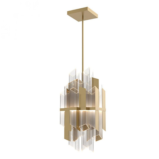 Rowland Pendant, 1-Light, Titanium Gold, 40"H (PD318020TG 706TQL2)