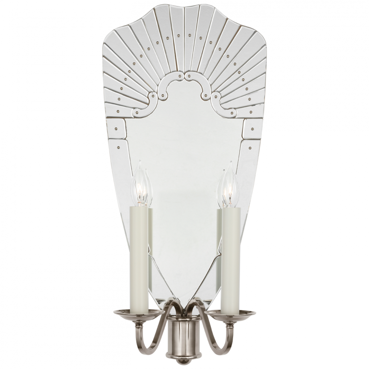 Adelaide Extra Large Double Sconce - Mirror and Butler's Silver