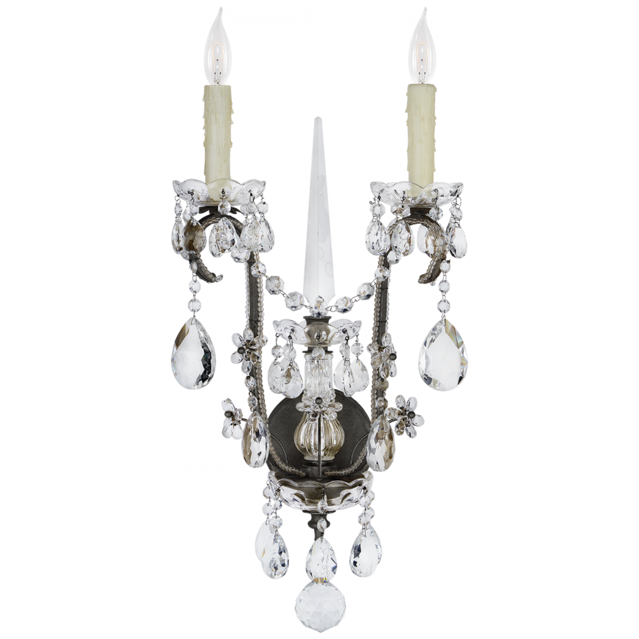 Alessandra Large Chandelier Sconce - Antiqued Gild