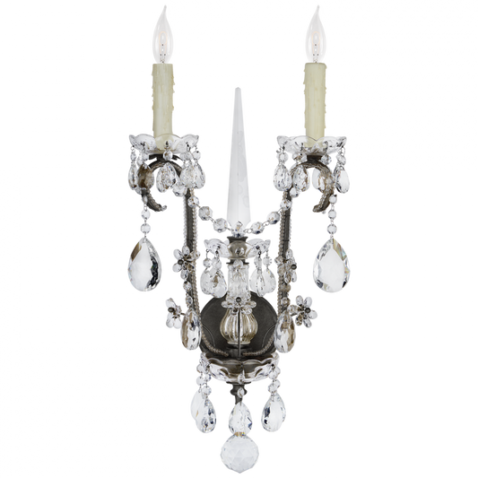 Alessandra Large Chandelier Sconce - Antiqued Gild