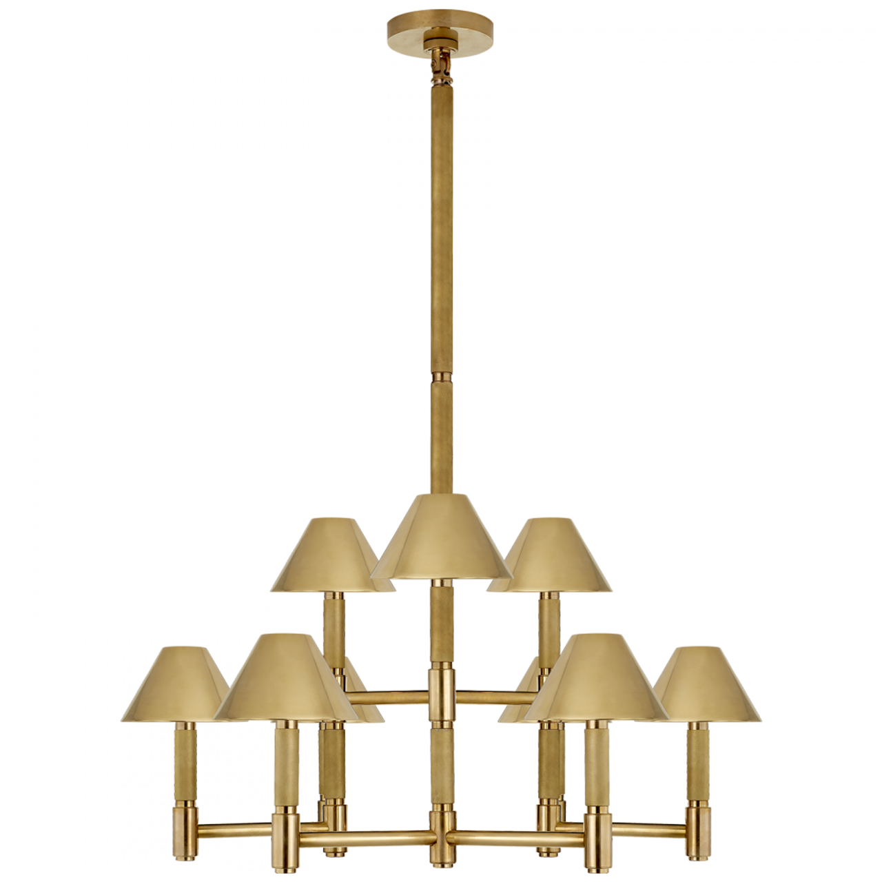 Barrett Medium Knurled Chandelier