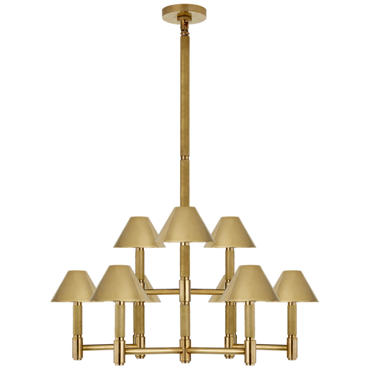 Barrett Medium Knurled Chandelier