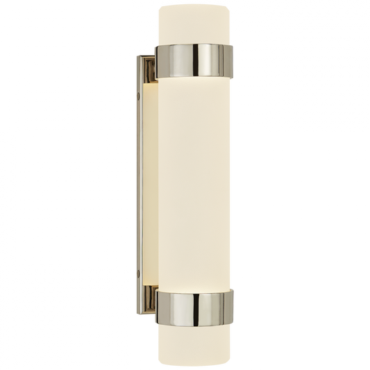 Barton Small Bath Sconce - Polished Nickel