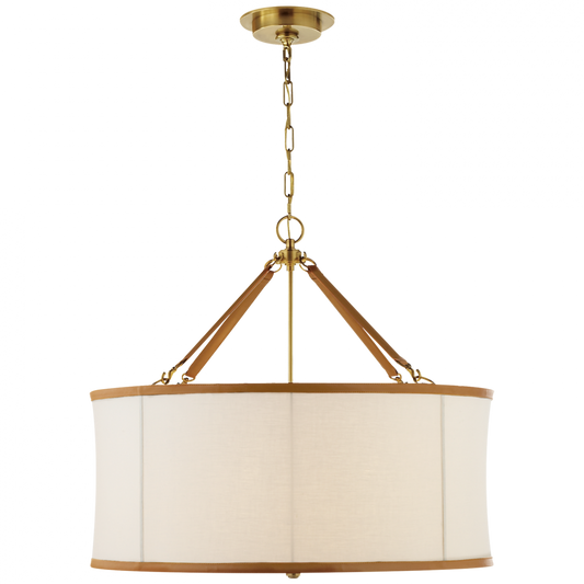 Broomfield Large Hanging Shade - Natural Brass