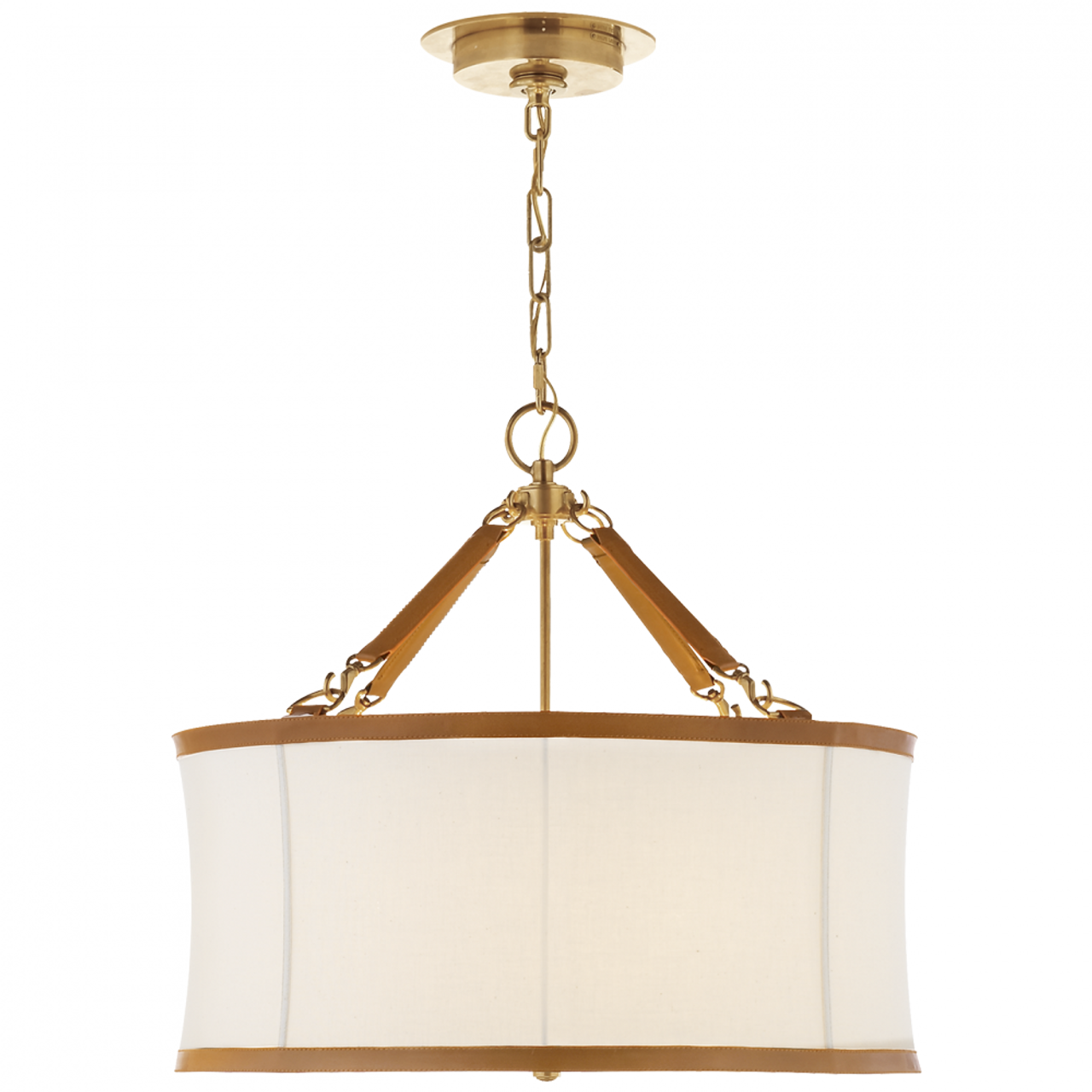 Broomfield Small Hanging Shade - Natural Brass