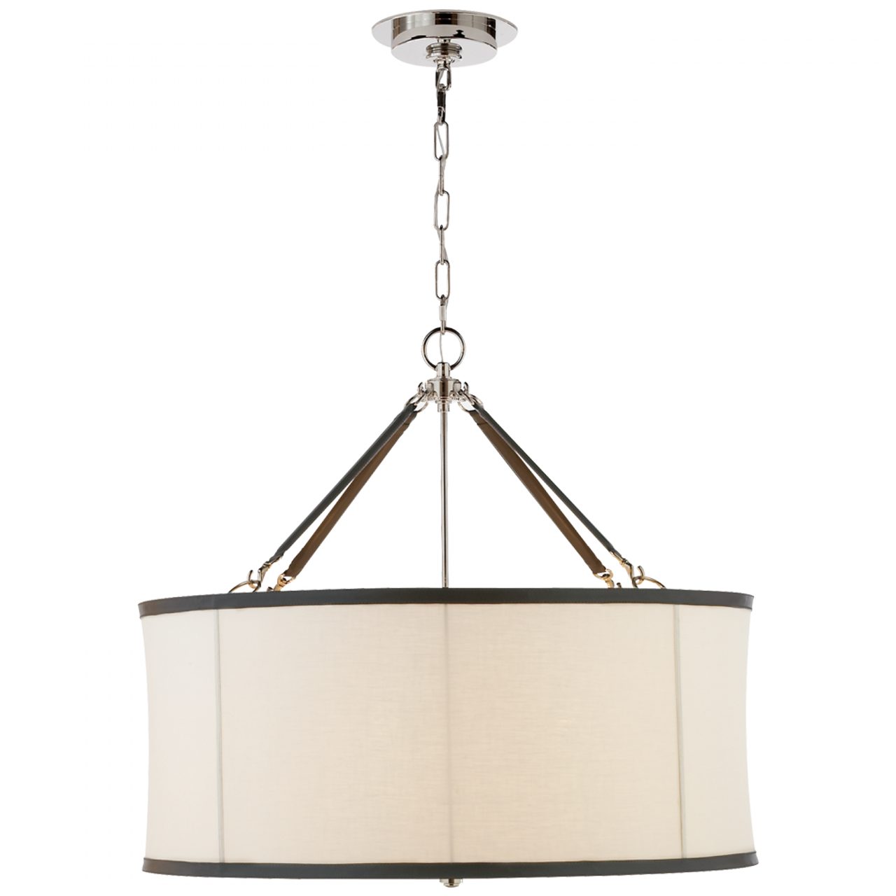 Broomfield Large Hanging Shade - Polished Nickel