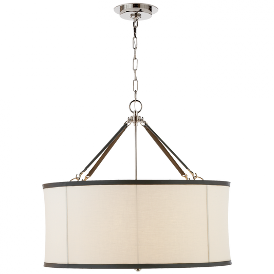 Broomfield Large Hanging Shade - Polished Nickel