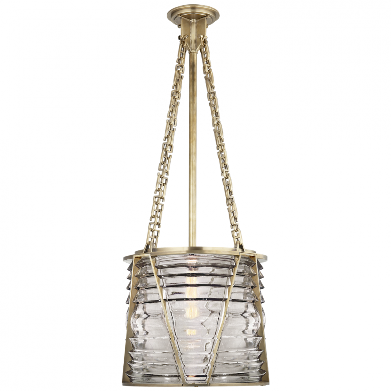 Chatham Large Lantern - Natural Brass