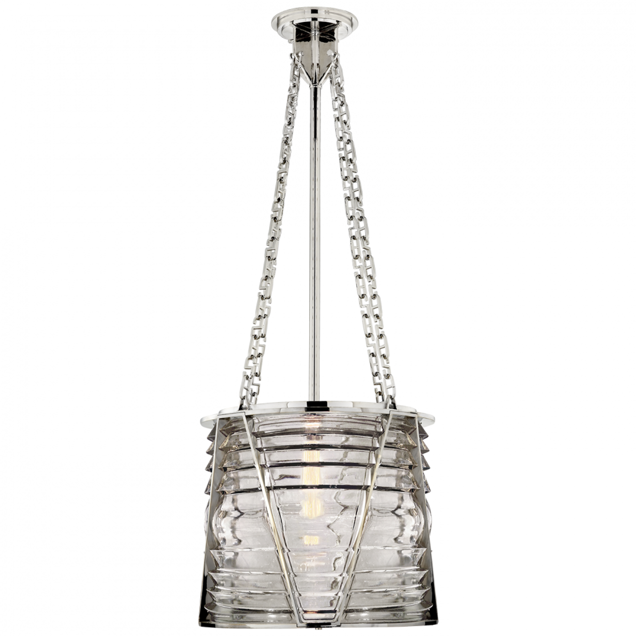 Chatham Large Lantern - Polished Nickel