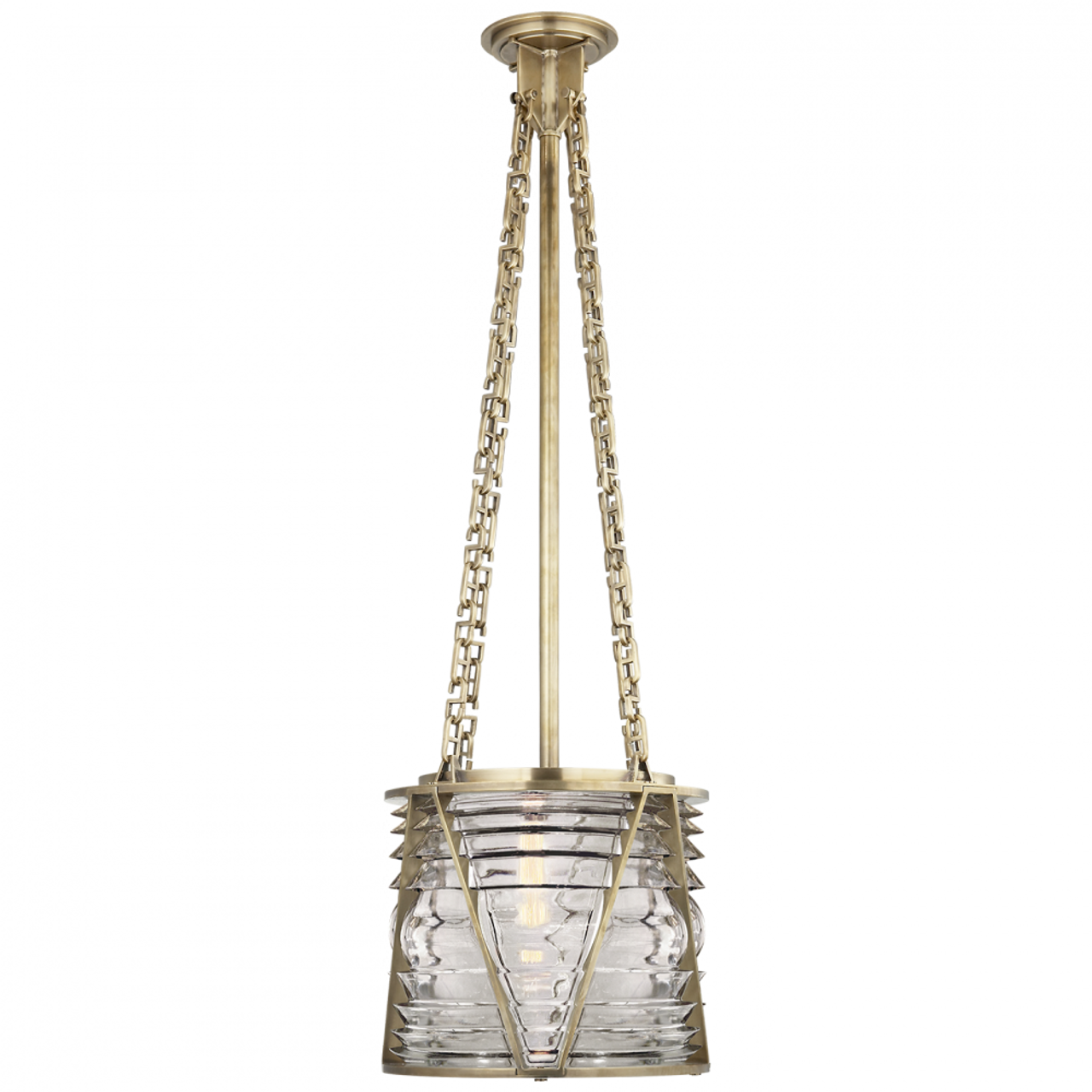 Chatham Small Lantern - Natural Brass