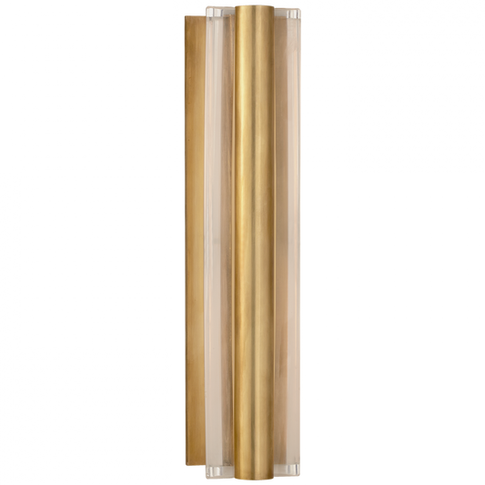 Daley Medium Linear Sconce - Natural Brass