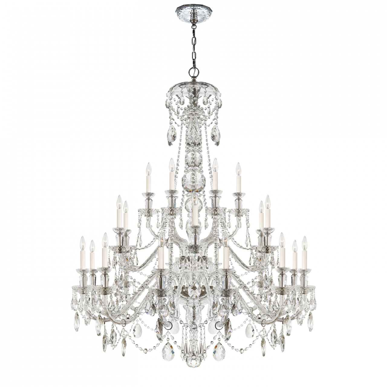 Daniela Twenty Four-Light Chandelier - Crystal