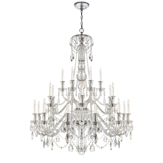 Daniela Twenty Four-Light Chandelier - Crystal