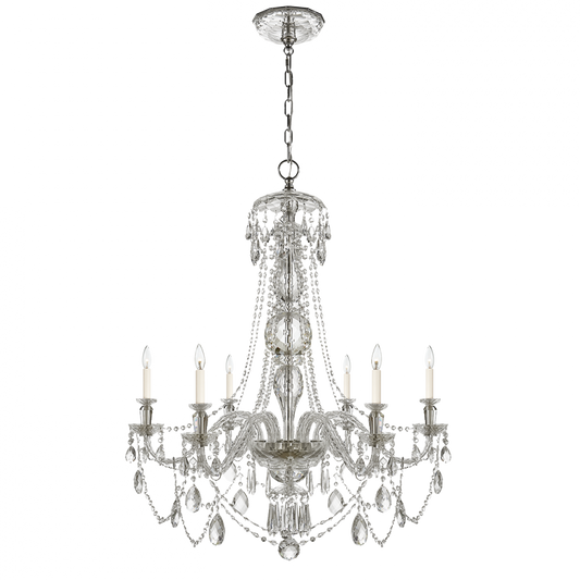 Daniela Wide Chandelier - Crystal