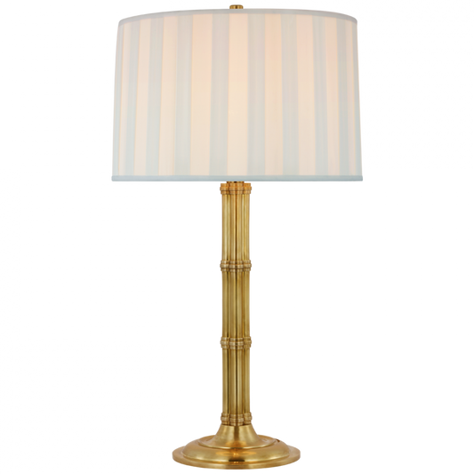 Downing Large Table Lamp - Natural Brass