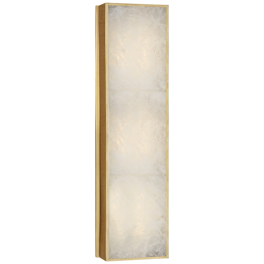 Ellis Medium Linear Sconce - Natural Brass