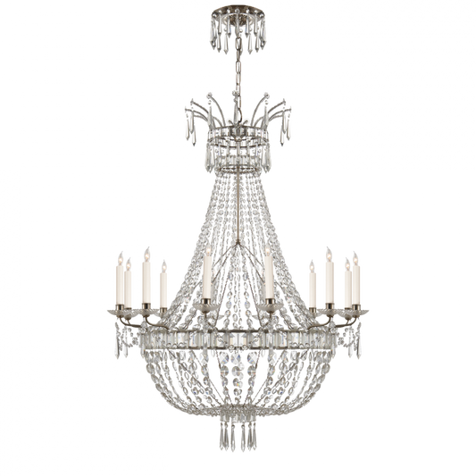 Evalina Chandelier - Butler's Silver