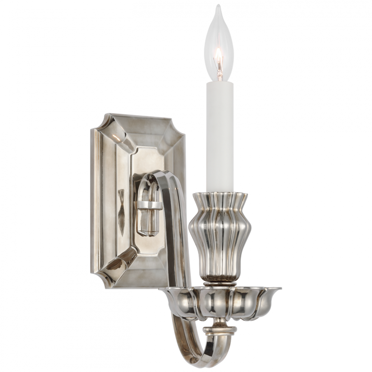 Falaise Single Sconce - Butler's Silver