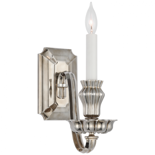 Falaise Single Sconce - Butler's Silver