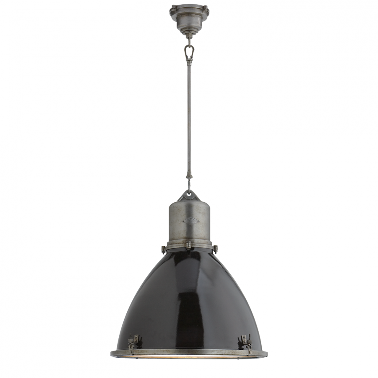 Fulton Large Pendant - Industrial Steel