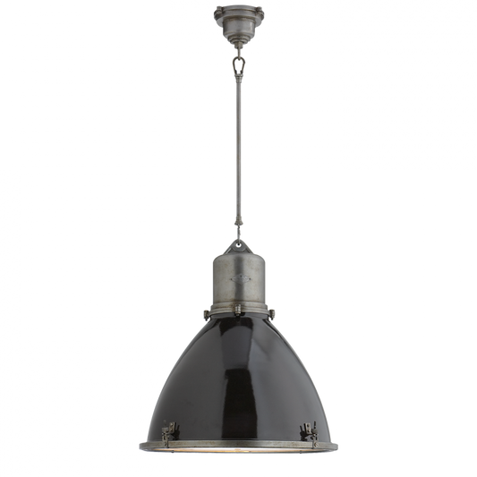 Fulton Large Pendant - Industrial Steel