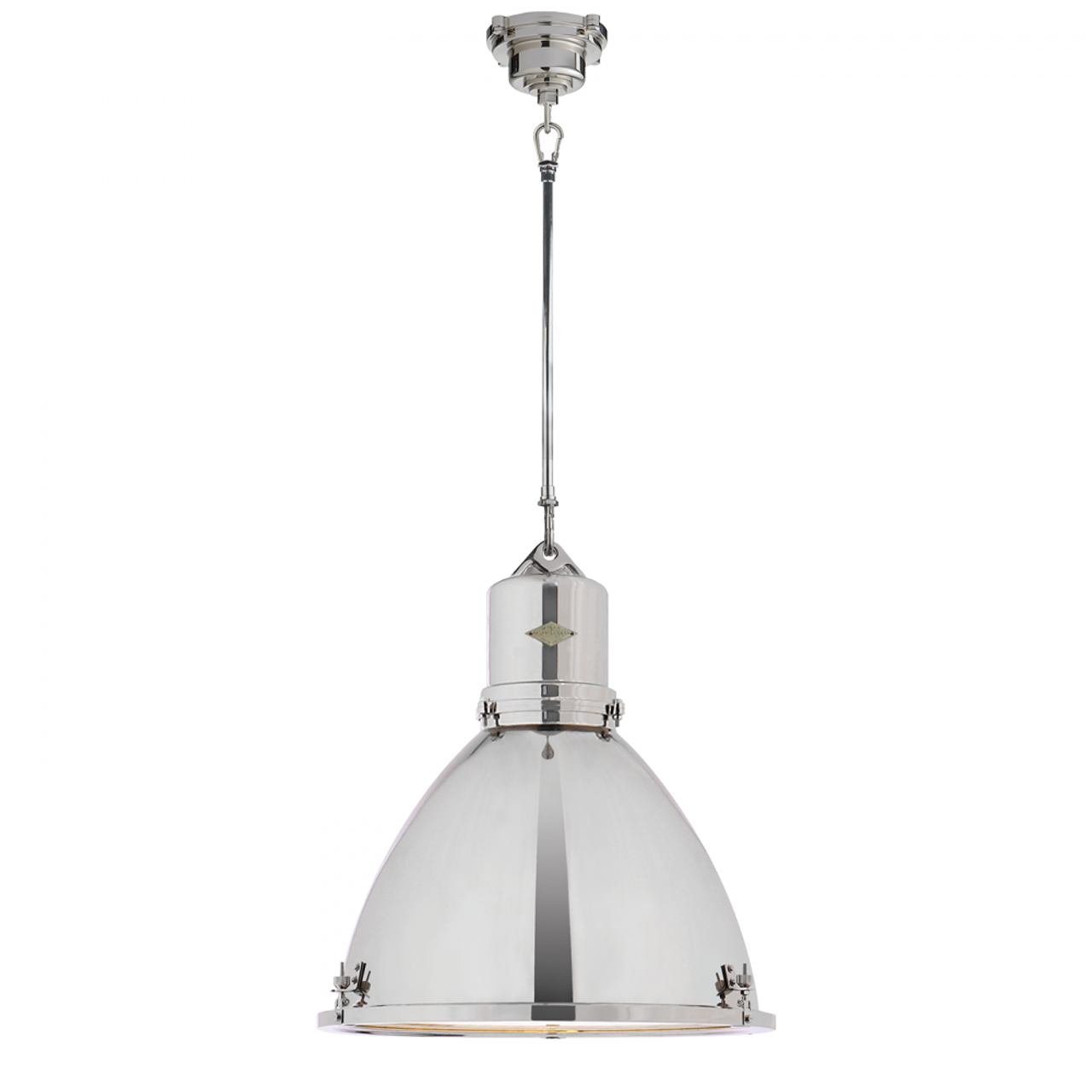 Fulton Large Pendant - Polished Nickel