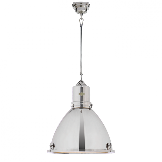 Fulton Large Pendant - Polished Nickel