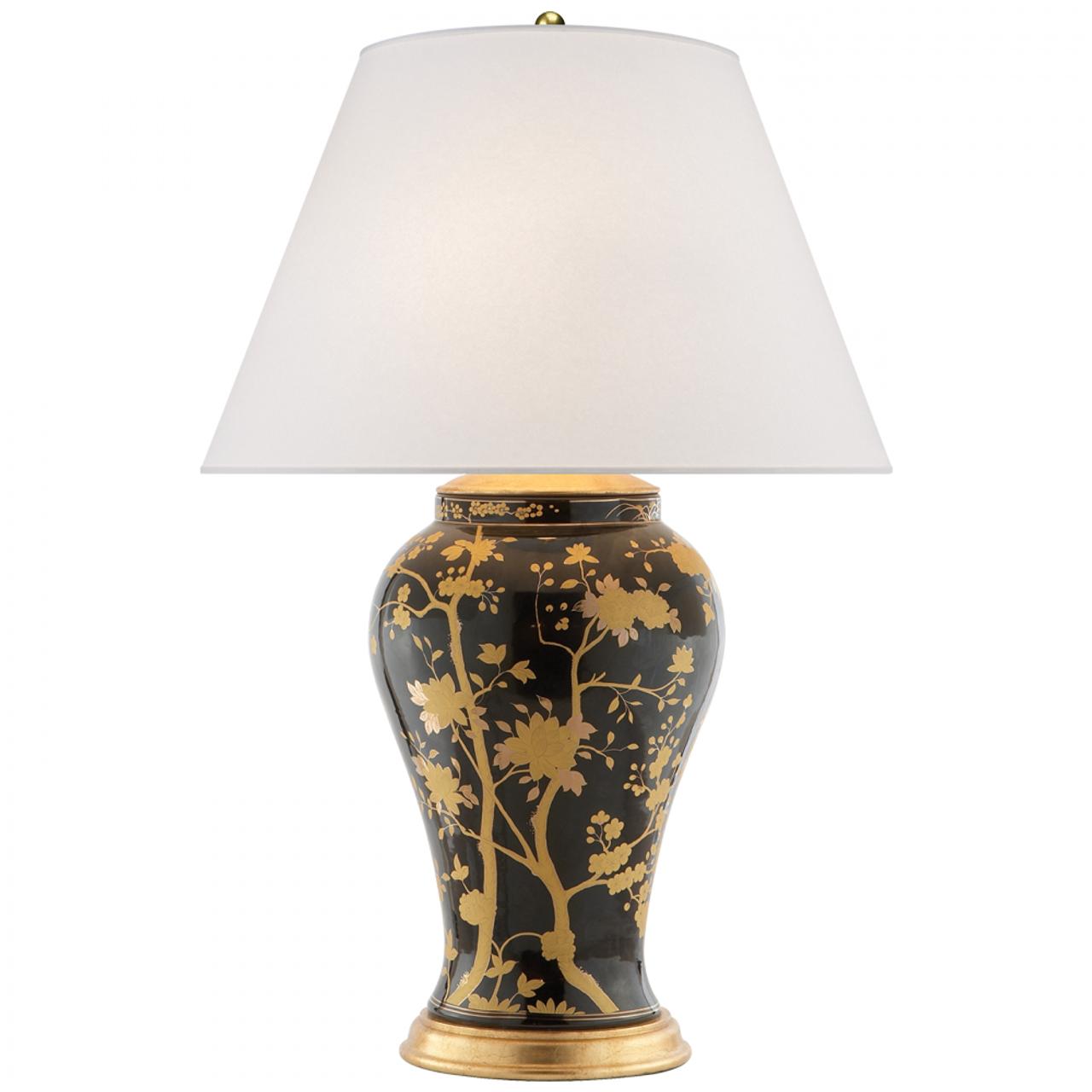 Gable Table Lamp - Black and Gold