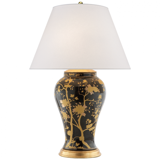 Gable Table Lamp - Black and Gold